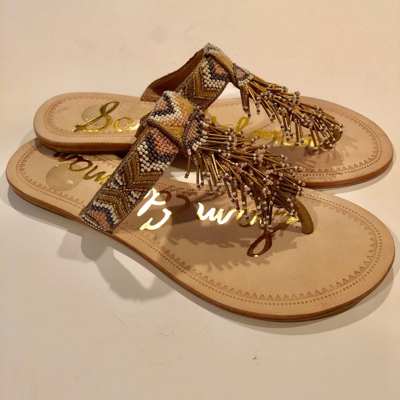 sam edelman beaded sandals